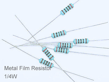 1/4W Metal Film Resistor Pack,30 Kinds,Each 20pcs,Total 600pcs,Sample Book. 