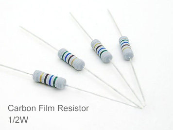 1/2W 1R to 1M 5% Carbon Film Resistor Package, Sample Book, 127 kinds each 10pcs Total 1270pcs