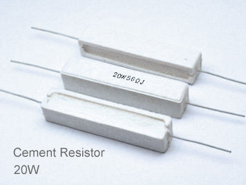 (5pcs) DIP Ceramic Resistor 5% 20W 2Ω(2R)