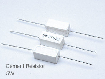 (5pcs) DIP Ceramic Resistor 5% 5W 20Ω(20R) 