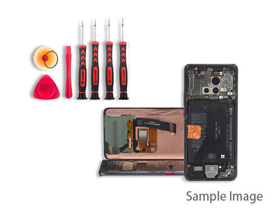 SIM Card Tray + SIM Card Tray / Micro SD Card Tray for OPPO R15(Black)