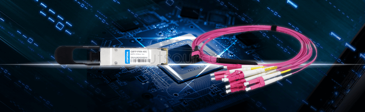 Attaching the Optical Network Cable and Removing the 40G QSFP+ Transceiver Module