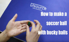 How to make a soccer ball with magnetic bucky balls, Utsource.