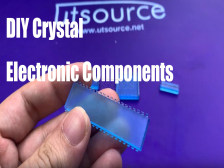 DIY crystal electronic components with silicone mold, do you want to have a try? Utsoruce