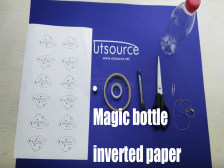 Magic bottle, inverted paper. from utsource.