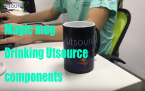 Color changing mug/cup, Magic mug, Drinking Utsource components