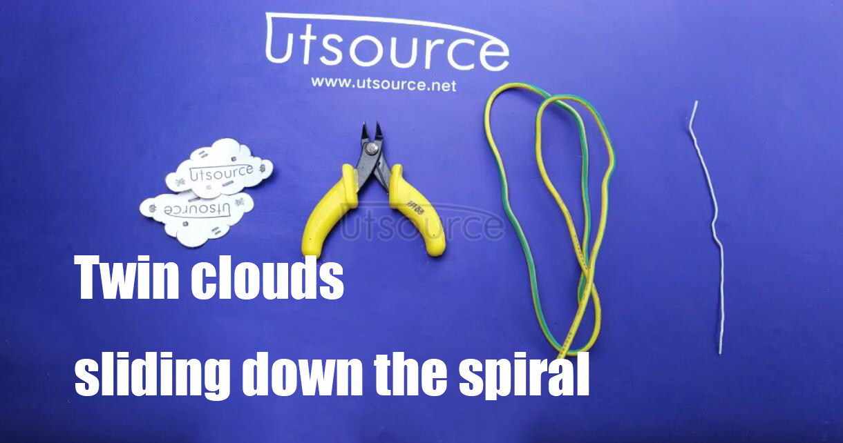 In action, twin clouds sliding down the spiral, from utsource