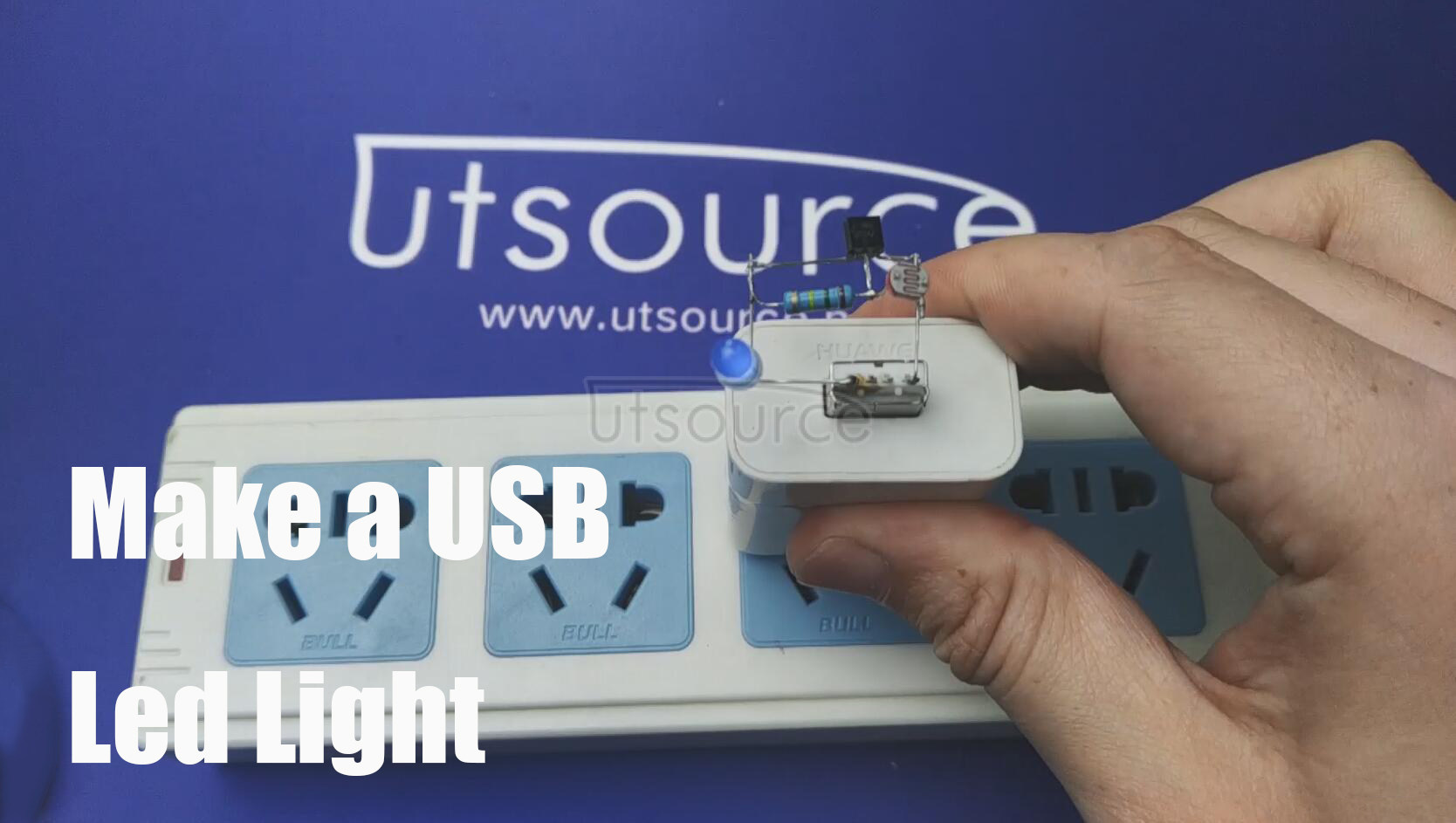 Make a USB Led Light , DIY Mini LED Night Lamp / Utsource