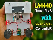DIY Powerful Bass Amplifier with LA4440 IC