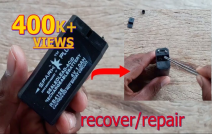 How to recover/repair 4volt lead acid battery