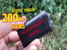 How to make 9volt Battery , rechargeable