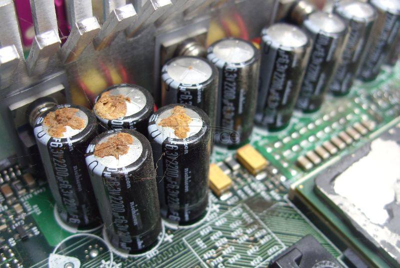 Repair of power capacitor failure