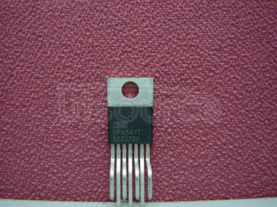 OPA547T High-Voltage, High-Current Op Amp, Excellent Output Swing 7-TO-220 -40 to 85