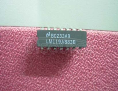 LM119J/883 High Speed Dual Comparator