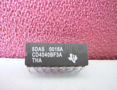CD4040BF3A CMOS RIPPLE-CARRY BINARY COUNTER DIVIDERS