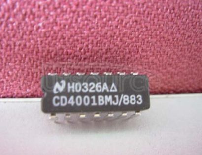 CD4001BMJ/883 Quad 2-input NOR Gate