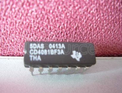 CD4081BF3A CMOS AND GATES