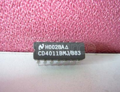 CD4011BMJ/883 Quad 2-input NAND Gate