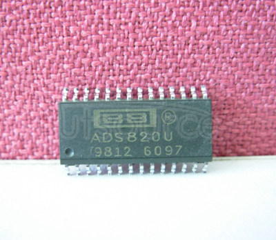 ADS820U 10-Bit, 20 MSPS ADC SE/Diff Inputs with Int References and 9.5 bit ENOB 28-SOIC -40 to 85