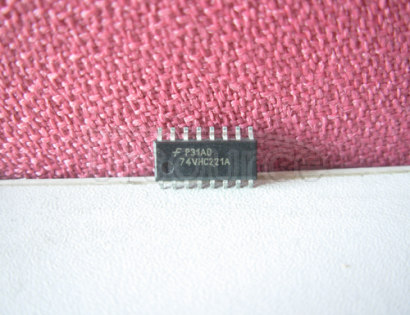 74VHC221AM Dual Non-Retriggerable Monostable Multivibrator<br/> Package: SOIC<br/> No of Pins: 16<br/> Container: Rail