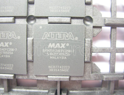 EPM7512AEFC256-7 MAX&#174<br/> 7000B Programmable Logic Device Family<br/> 144 pin TQFP<br/> 0 to 90&#176<br/>C