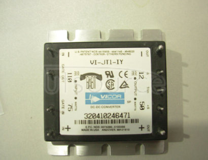 VI-JT1-IY 1-OUTPUT  50 W  DC-DC  REG PWR  SUPPLY   MODULE