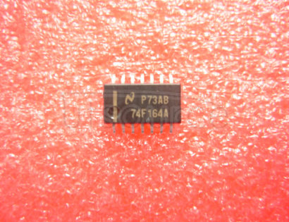 74F164ASJX Serial-In Parallel-Out Shift Register<br/> Package: SOP<br/> No of Pins: 14<br/> Container: Tape &amp; Reel