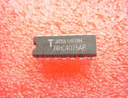 74HC4075AP Johnson decade counter with 10 decoded outputs - Description: Johnson Decade Counter with 10 Decoded Outputs <br/> Fmax: 83 MHz<br/> Logic switching levels: CMOS <br/> Number of pins: 16 <br/> Output drive capability: +/- 5.2 mA <br/> Power dissipation considerations: Low Power or Battery Applications <br/> Propagation delay: 18@5V ns<br/> Voltage: 2.0-6.0 V