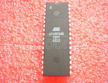 AT49F040-12PC 4-Megabit 512K x 8 5-volt Only CMOS Flash Memory