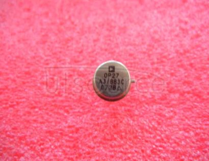 OP27AJ/883C Low Noise, Precision Operational Amplifier; Package: ROUND HEADER/METAL CAN; No of Pins: 8; Temperature Range: Military