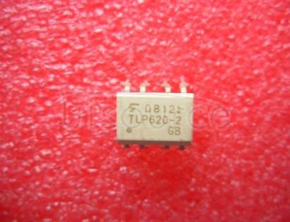 TLP620-2 AC Input-Transistor Output Optocoupler, 2-Element, 5300V Isolation, ROHS COMPLIANT, PLASTIC, DIP-8