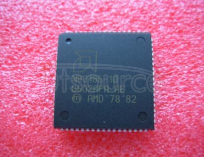 N80186-10 High Integration 16-Bit Microprocessor iAPX86 Family