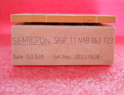 SKIIP11NAB063T23 3-phase bridge rectifier + brake chopper + 3-phase bridge inverter
