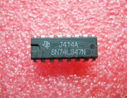 74LS47N BCD to 7-Segment Decoder/Driver with Open-Collector Outputs