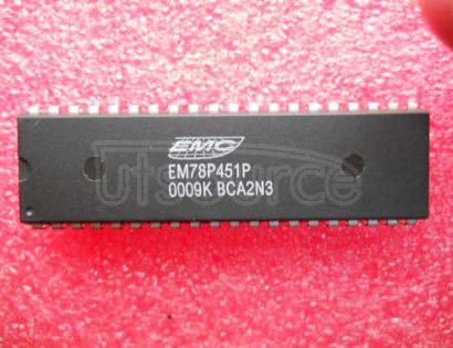 EM78P451P 8-Bit Microcontroller with OTP ROM