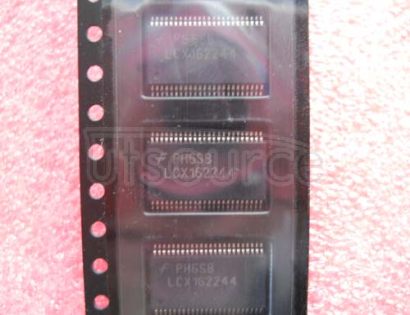 74LCX162244MTD Low Voltage 16-Bit Buffer/Line Driver with 26 Ohm Series Resistors in Outputs<br/> Package: TSSOP<br/> No of Pins: 48<br/> Container: Rail