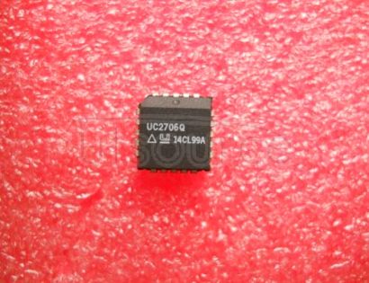 UC2706Q 1.5A 2 CHANNEL, BUF OR INV BASED MOSFET DRIVER, PQCC20, PLASTIC, LCC-20