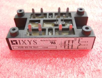 VUB60-16 Three   Phase   Rectifier   Bridge   with   IGBT   and   Fast   Recovery   Diode   for   Braking   System