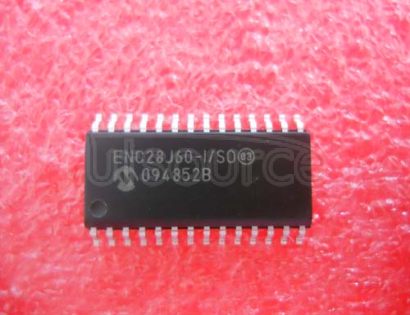 ENC28J60-I/SO Stand-Alone Ethernet Controller with SPI Interface ENC28J60-I/SO Stand-Alone Ethernet Controller with SPI Interface