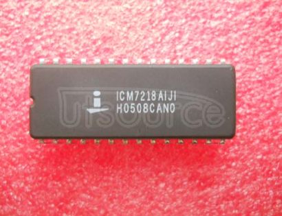 ICM7218AIJI 8-Digit LED Microprocessor-Compatible Multiplexed Display Decoder Driver<br/> Temperature Range: -40°C to 85°C<br/> Package: 28-CerDIP ICM7218AIJI 8-Digit LED Microprocessor-Compatible Multiplexed Display Decoder Driver<br/> Temperature Range: -40°C to 85°C<br/> Package: 28-CerDIP