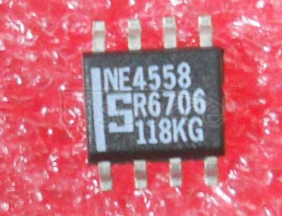 NE4558D Dual general-purpose operational amplifier