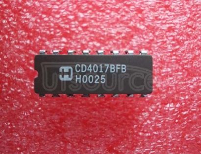 CD4017BFB CMOS   COUNTER/DIVIDERS