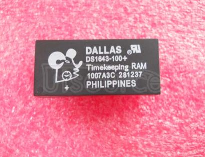 DS1643-100 Nonvolatile Timekeeping RAM