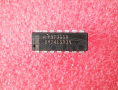 DM74LS03N NAND Gate IC 4 Channel Open Collector 14-PDIP