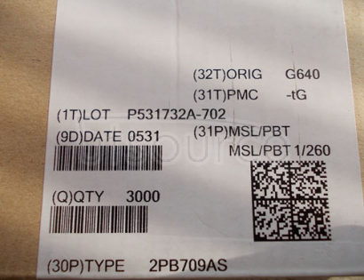 2PB709AS PNP general purpose transistor