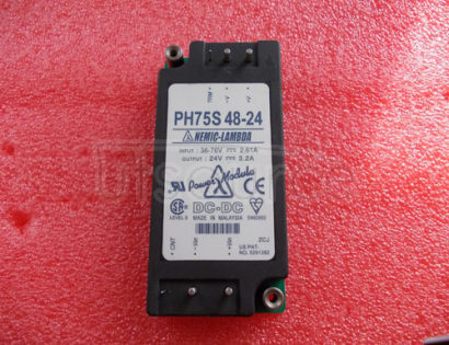 PH75S48-24 Simple function, 50 to 600W DC-DC converters