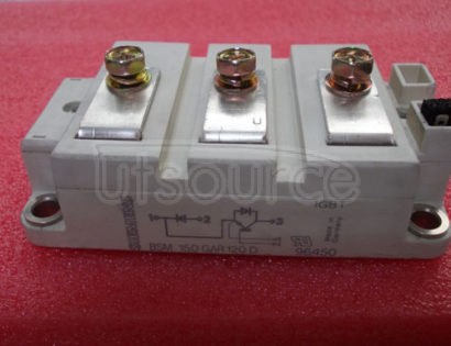 BSM150GAR120D IGBT Modules up to 1200V Dual <br/> Package: AG-62MM-1<br/> IC max: 150.0 A<br/> VCEsat typ: 2.5 V<br/> Configuration: Dual Modules<br/> Technology: IGBT2 Standard<br/> Housing: 62 mm<br/>