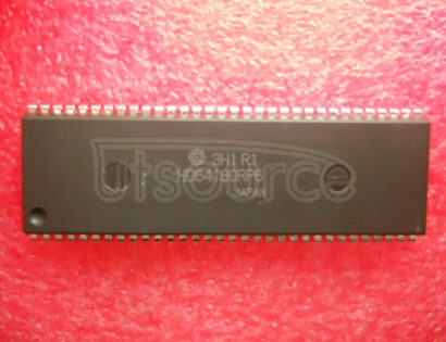 HD64180RP6 MICROPROCESSOR,8-BIT,CMOS,SDIP,64PIN,PLASTIC