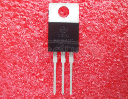 MBR2045CTG 20A 45V Schottky Rectifier<br/> Package: TO-220 3 LEAD STANDARD<br/> No of Pins: 3<br/> Container: Rail<br/> Qty per Container: 50