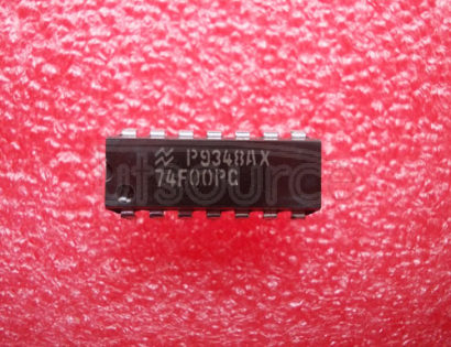 74F00PC Quad 2-Input NAND Gate<br/> Package: DIP<br/> No of Pins: 14<br/> Container: Rail